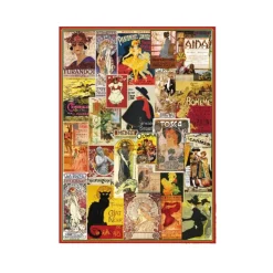 Puzzle 1000 pièces : Affiches vintage de théâtre et opéra - Eurographics