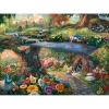 Puzzle 1000 pièces : Alice au pays des merveilles, Disney, Thomas Kinkade - Schmidt