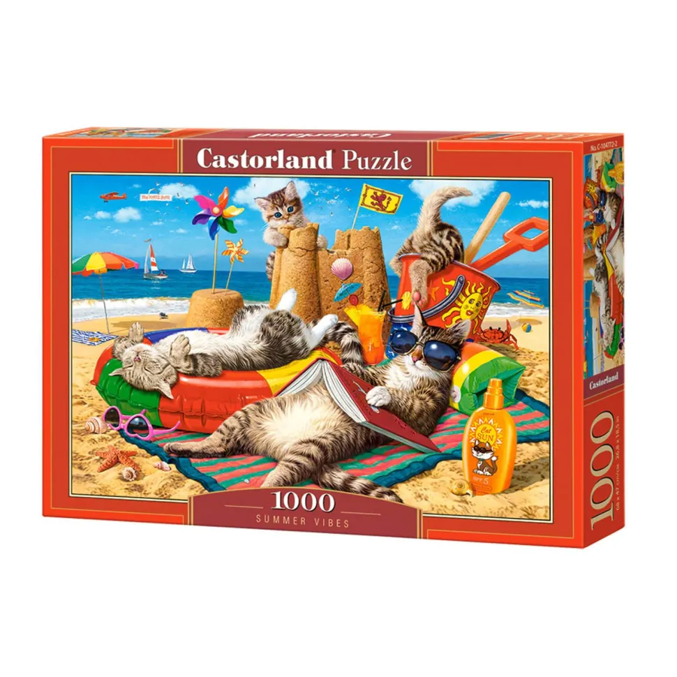 Puzzle 1000 pièces : Ambiance estivale - Castorland