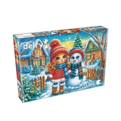 Puzzle 1000 pièces : AMIS GLACIAIRES POUR TOUJOURS - JaCaRou