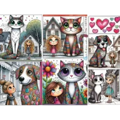 Puzzle 1000 pièces : AMITIÉS GÉANTES - JaCaRou