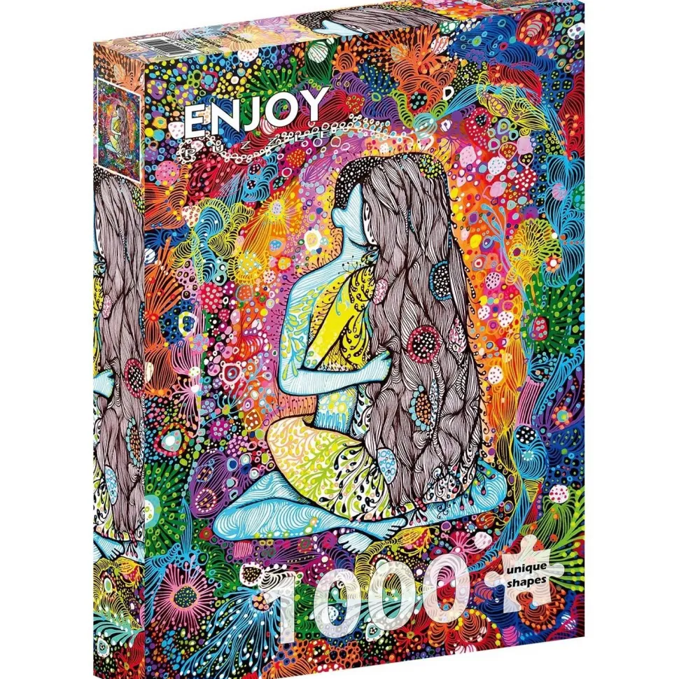 Puzzle 1000 pièces : Amour Cosmique - EnjoyPuzzle