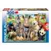 Puzzle 300 pièces : Animaux : Photo de classe - Educa