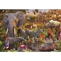 Puzzle 3000 pièces - Animaux du continent africain - Ravensburger
