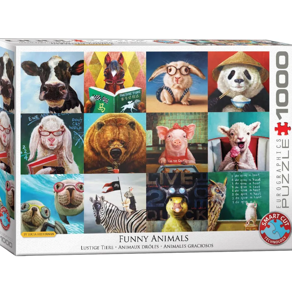 Puzzle 1000 pièces : Animaux rigolos - Eurographics