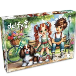 Puzzle 1000 pièces : APRÈS-MIDI D'ÉTÉ VINTAGE - JaCaRou