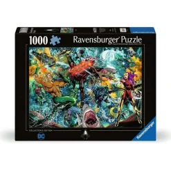 Puzzle 1000 pièces : Aquaman, Collection DC - Ravensburger