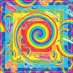 Puzzle 1023 pièces : arc en ciel et papillons - Yazz puzzle