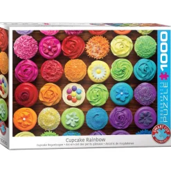 Puzzle 1000 pièces : Arc-en-ciel de petits gâteaux - Eurographics