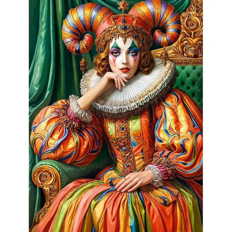 Puzzle 1000 pièces : Arlequin - CherryPazzi