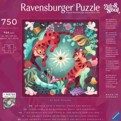 Puzzle 750 pièces : Art & Soul : Esprit des animaux - Ravensburger