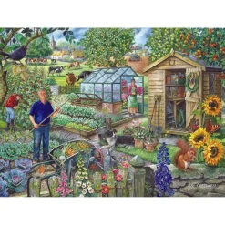 Puzzle 1000 pièces : Au jardin potager - The House Of Puzzle