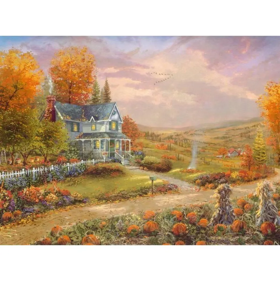 Puzzle 500 pièces : Automne à Apple Hill - Schmidt