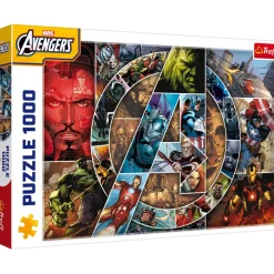 Puzzle 1000 pièces : Avengers : Héros - Trefl