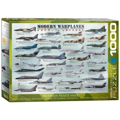Puzzle 1000 pièces : Avions de guerre modernes - Eurographics