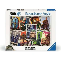 Puzzle 500 pièces : Baby Yoda - Star Wars Mandalorian - Ravensburger