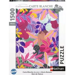 Puzzle 1500 pièces : Bain de Nature, Marie Boiseau (Collection Carte Blanche) - Nathan