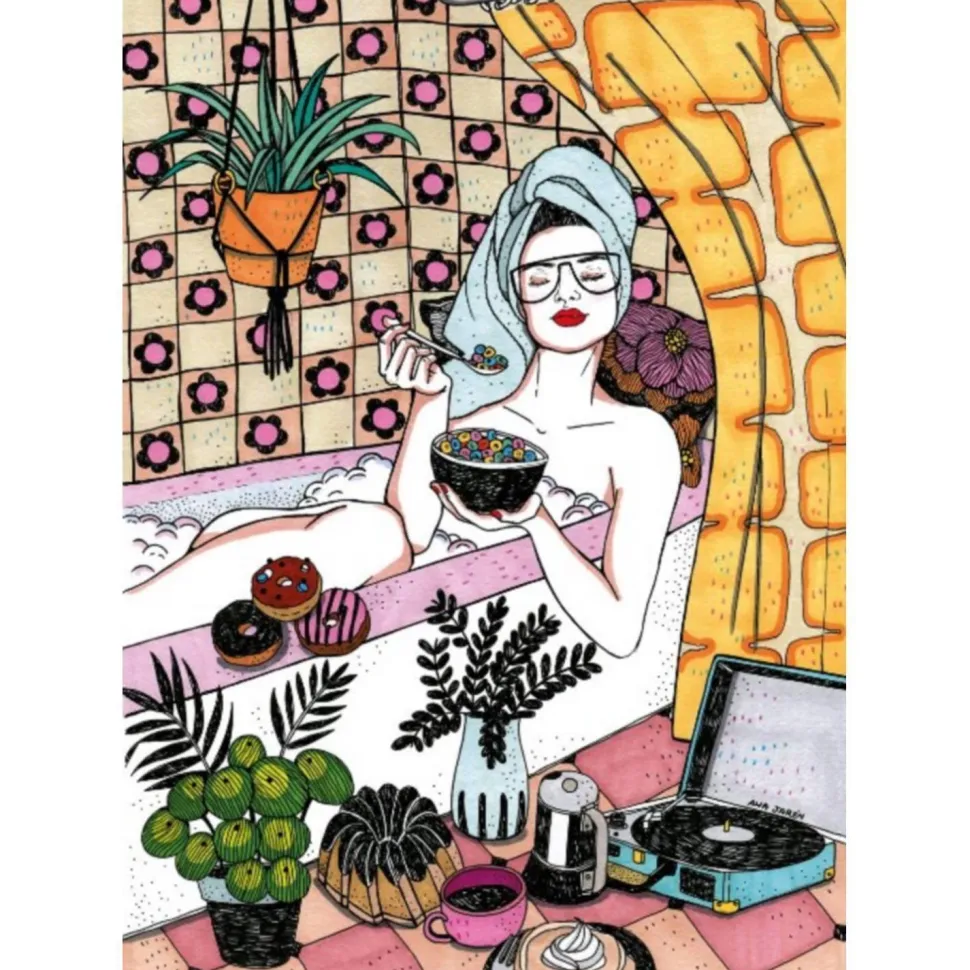 Puzzle 1000 Pièces : Bains & Céréales - Magnolia