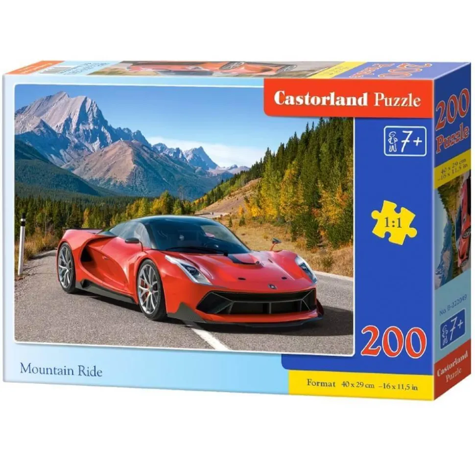Puzzle 200 pièces : Balade en montagne - Castorland
