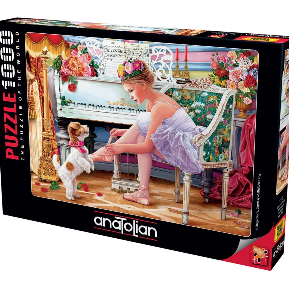 Puzzle 1000 pièces : Ballerine et son chiot - Anatolian