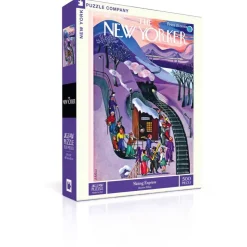 Puzzle 500 pièces : Béatrice Tobias - Ski Express - New York Puzzle Company