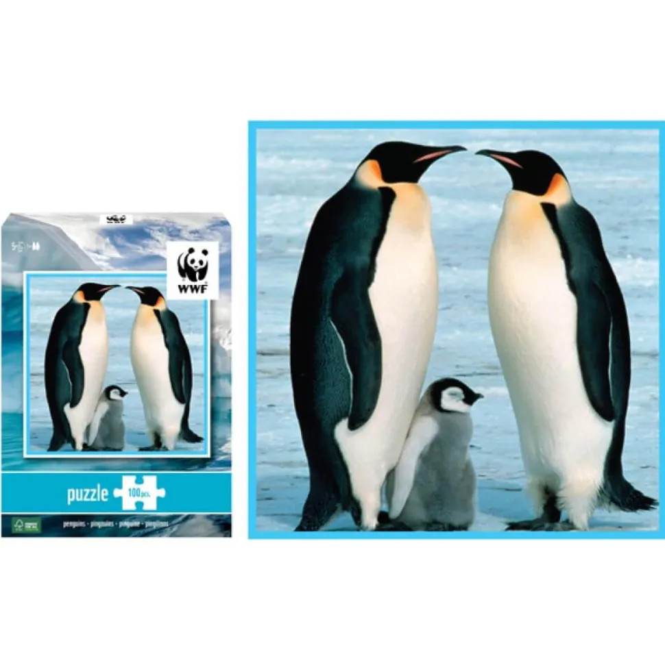 Puzzle 100 pièces : Bébés Pingouins - WWF