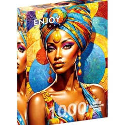 Puzzle 1000 Pièces : Beauté Africaine - EnjoyPuzzle