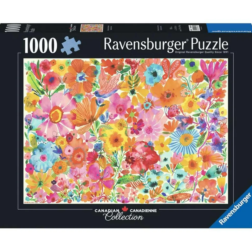 Puzzle 1000 pièces : Beautés fleuries - Ravensburger