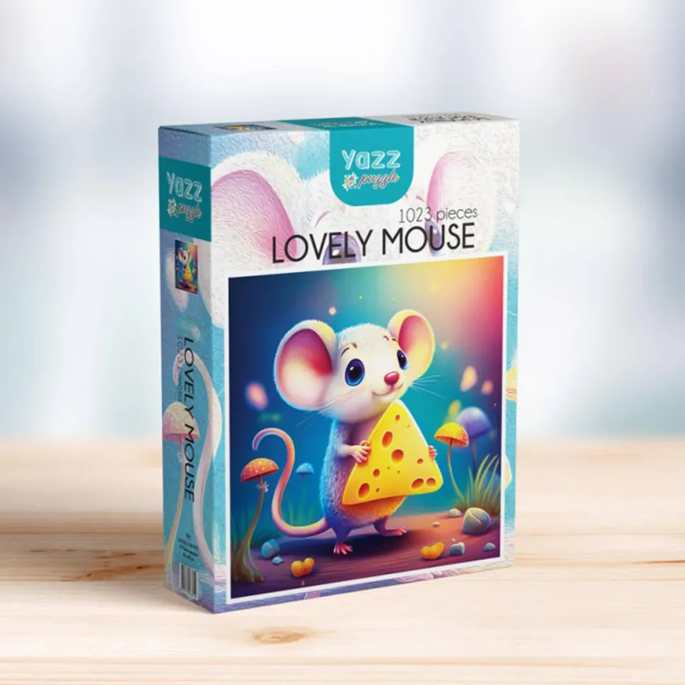 Puzzle 1023 pièces : Belle souris - Yazz puzzle