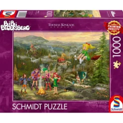 Puzzle 1000 pièces : Bibi Blocksberg, Réunion des jeunes sorcières - Schmidt
