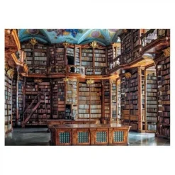 Puzzle 1000 pièces : BIBLIOTHEQUE MONASTE - Piatnik