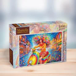 Puzzle 1023 pièces : Blossoming Freedom - Édition Spéciale Elif Hurdogan - Magnolia