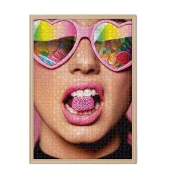 Puzzle 1000 pièces : Bonbons Sucrés - DToys