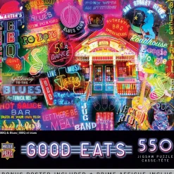 Puzzle 550 pièces : Bonnes Bouffes - BBQ & Blues - Master Pieces