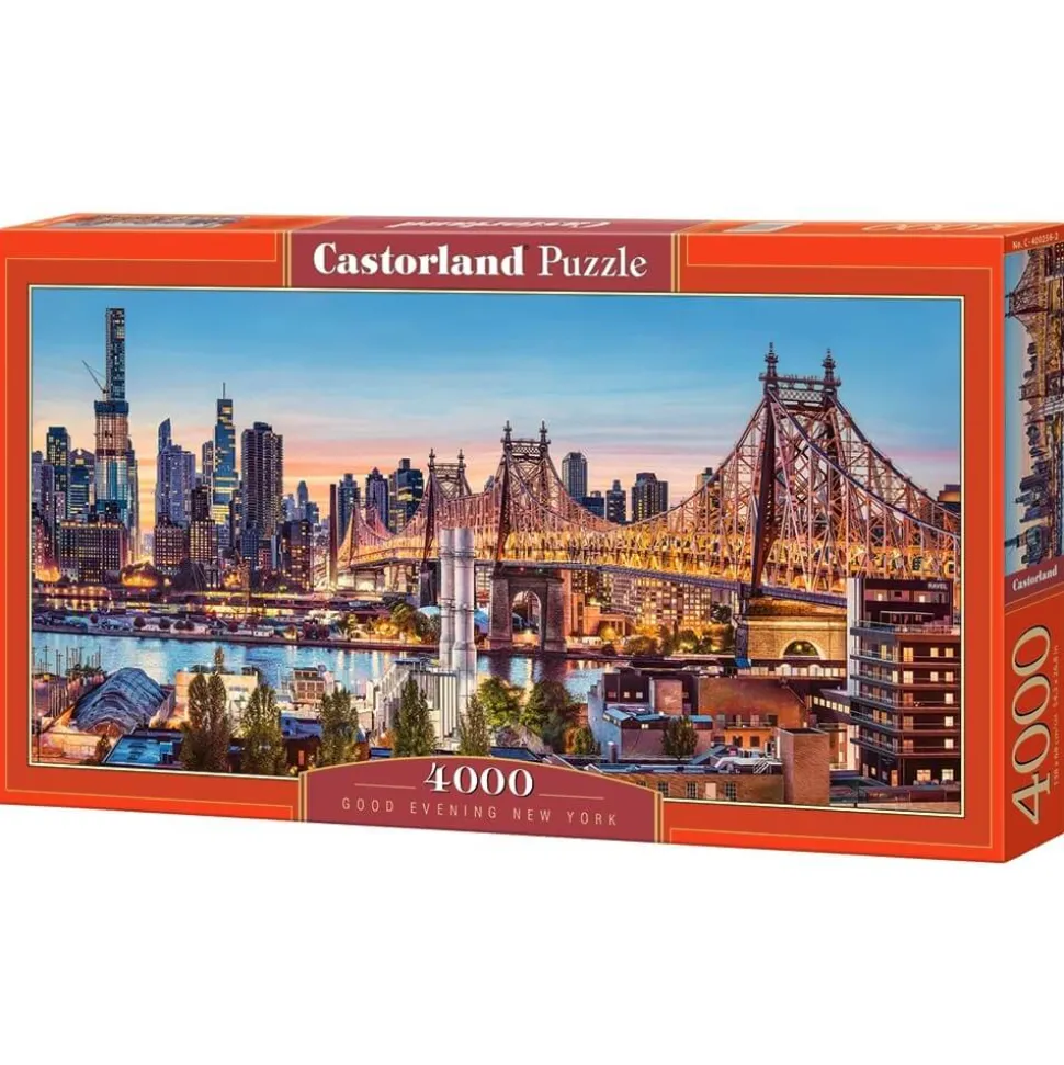 Puzzle 4000 pièces : Bonsoir New York - Castorland
