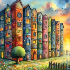 Puzzle 1023 pièces : Booktown - Yazz puzzle