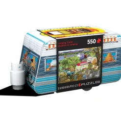 Puzzle 550 pièces : Boîte en métal - Caravane - Eurographics