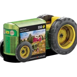 Puzzle 550 pièces : Boîte métal : Tracteur - Eurographics