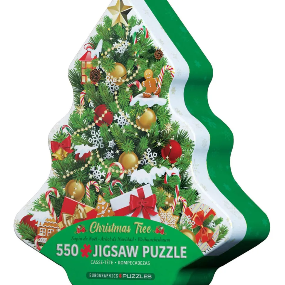 Puzzle 550 pièces : Boîte métal : Sapin de Noël - Eurographics