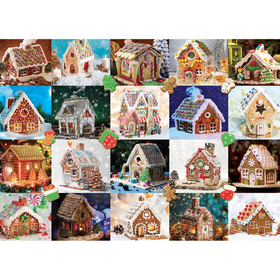 Puzzle 550 pièces : Boîte métal : Maison de pain d'épices - Eurographics