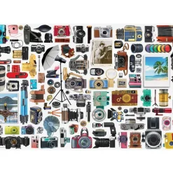 Puzzle 550 pièces : Boîte métallique : Appareil photo classique - Eurographics