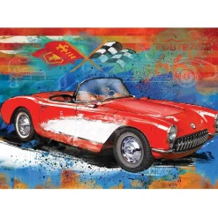 Puzzle 550 pièces : Boîte métallique : Corvette - Eurographics