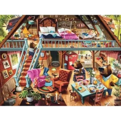 Puzzle 1000 pièces : Boucle d'Or et les ours / Dean MacAdam - Ravensburger