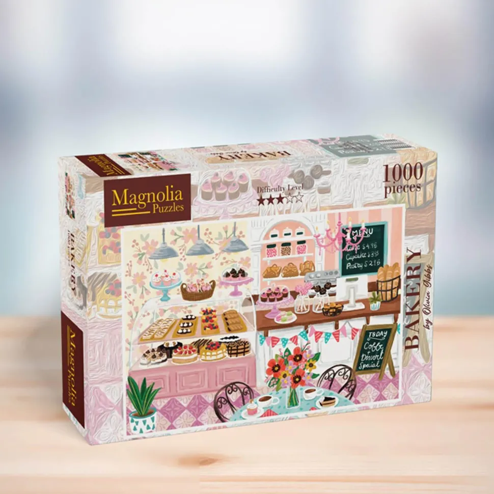 Puzzle 1000 pièces : Boulangerie - Édition Spéciale Olivia Gibbs - Magnolia