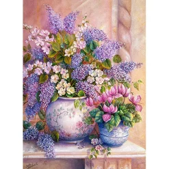 Puzzle 1500 pièces : Bouquet de lilas - Castorland