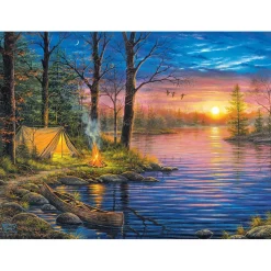 Puzzle 1000 pièces : Brume du soir par Abraham Hunter - Eurographics