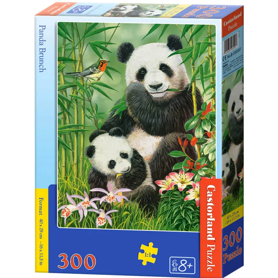 Puzzle 300 pièces : Brunch de Panda - Castorland