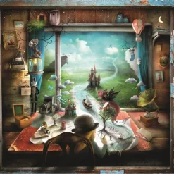 Puzzle 1023 pièces : Bureau de grand-mère - Alexander Jansson - Edition spéciale - Magnolia