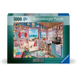 Puzzle 1000 pièces : Cabanon de la plage - Ravensburger
