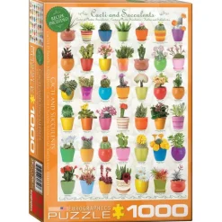 Puzzle 1000 pièces : Cactus - Eurographics